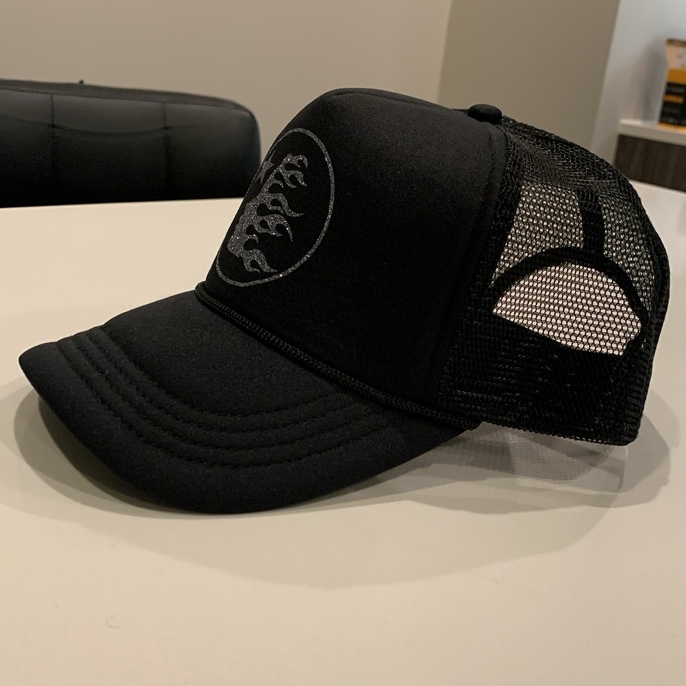 Custom Made Busted Down Hellstar Trucker Hat - image 3